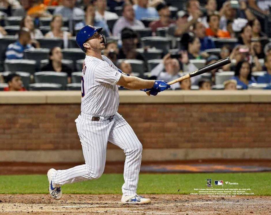 Dynasty Sports & Framing Unframed Baseball Photos Pete Alonso Record-Breaking Home Run New York Mets 8" x 10" Baseball Photo