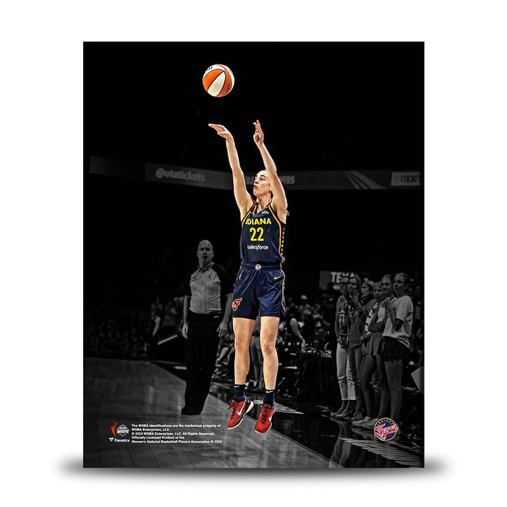 Dynasty Sports & Framing Unframed Basketball Photos Caitlin Clark Shooting Action Indiana Fever 8" x 10" WNBA Blackout Basketball Photo