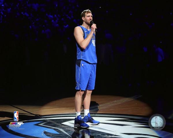Dynasty Sports & Framing Unframed Basketball Photos Dirk Nowitzki Dallas Mavericks Final Career Home Game NBA Basketball 8" x 10" Photo