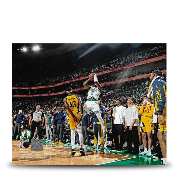 Dynasty Sports & Framing Unframed Basketball Photos Jaylen Brown Game-Tying 3-Pointer Boston Celtics 8" x 10" 2024 Conference Finals Photo
