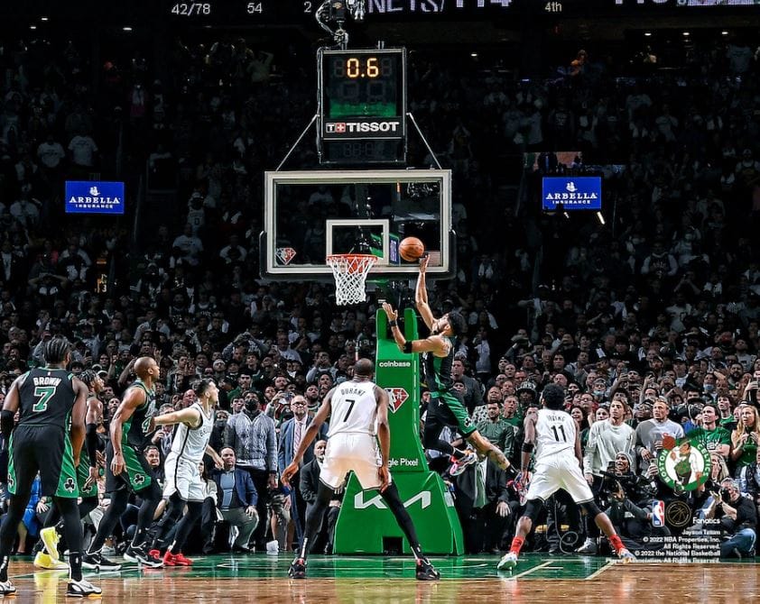 Dynasty Sports & Framing Unframed Basketball Photos Jayson Tatum Game-Winner v. Nets Boston Celtics 8" x 10" Basketball Photo