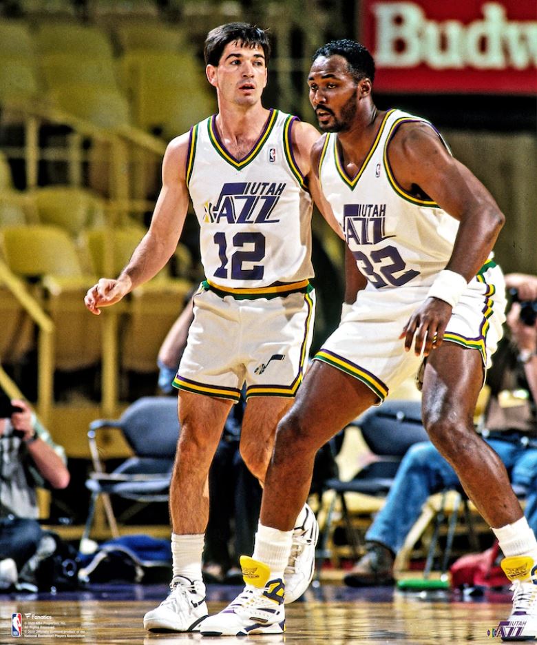 Dynasty Sports & Framing Unframed Basketball Photos John Stockton & Karl Malone Utah Jazz 8" x 10" Basketball Photo