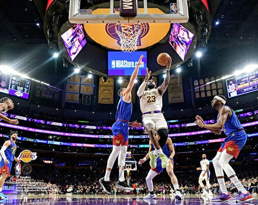 Dynasty Sports & Framing Unframed Basketball Photos LeBron James 1st Player to Score 40,000 Points Los Angeles Lakers 8" x 10" Basketball Photo