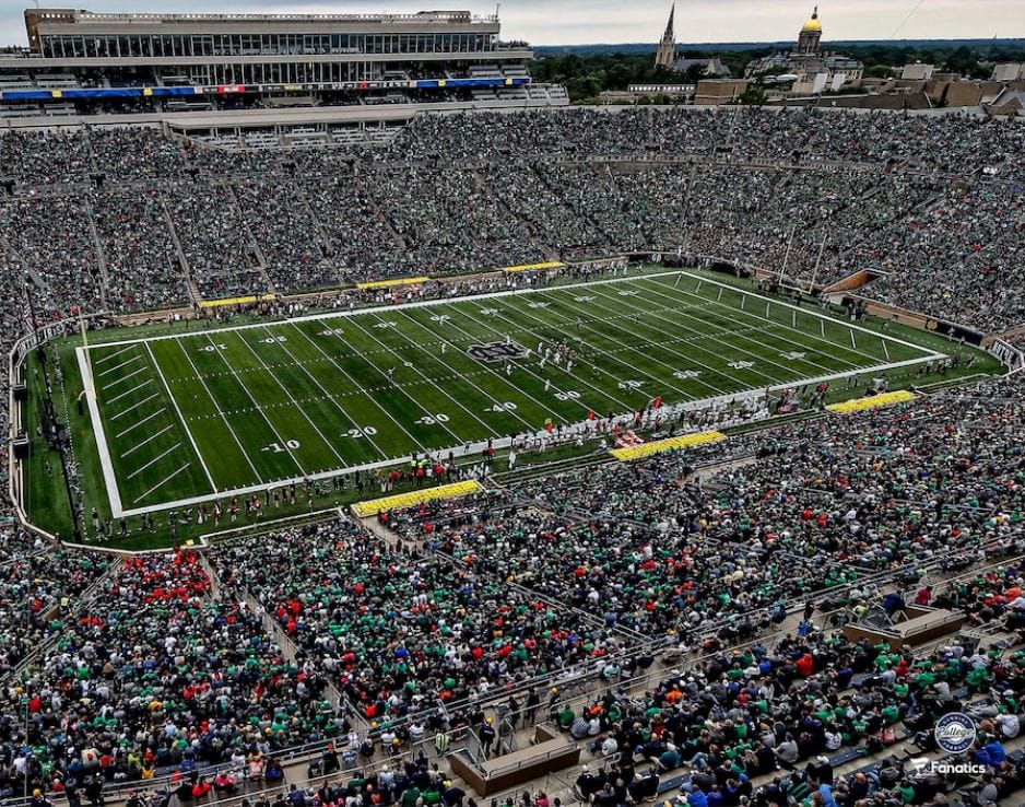 Dynasty Sports & Framing Unframed College Photos Notre Dame Stadium 8" x 10" College Football Photo