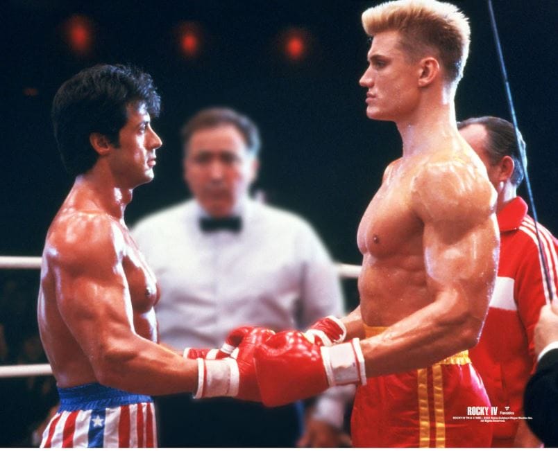 Dynasty Sports & Framing Unframed Entertainment Photos Rocky Balboa v. Ivan Drago 8" x 10" Movie Photo