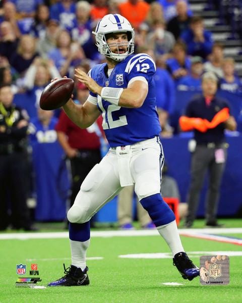 Dynasty Sports & Framing Unframed Football Photos Andrew Luck in Action Indianapolis Colts 8" x 10" Football Photo