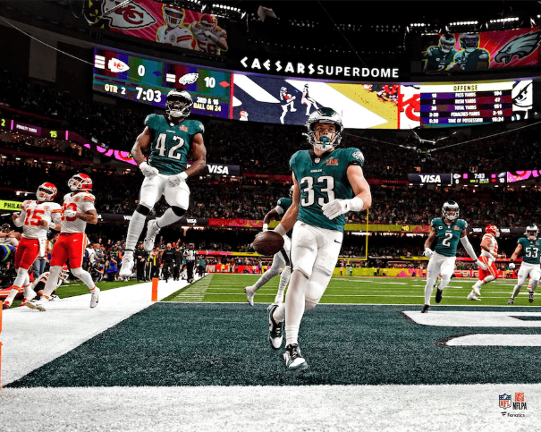 Dynasty Sports & Framing Unframed Football Photos Cooper DeJean Super Bowl LIX Pick Six Philadelphia Eagles 8" x 10" Football Photo