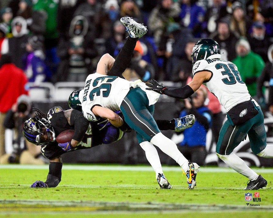 Dynasty Sports & Framing Unframed Football Photos Cooper DeJean Tackles Derrick Henry Philadelphia Eagles 8" x 10" Football Photo