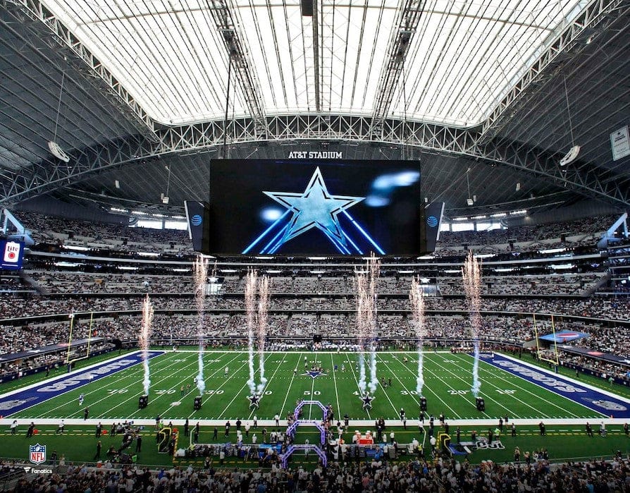 Dynasty Sports & Framing Unframed Football Photos Dallas Cowboys AT&T Stadium 8" x 10" Football Photo