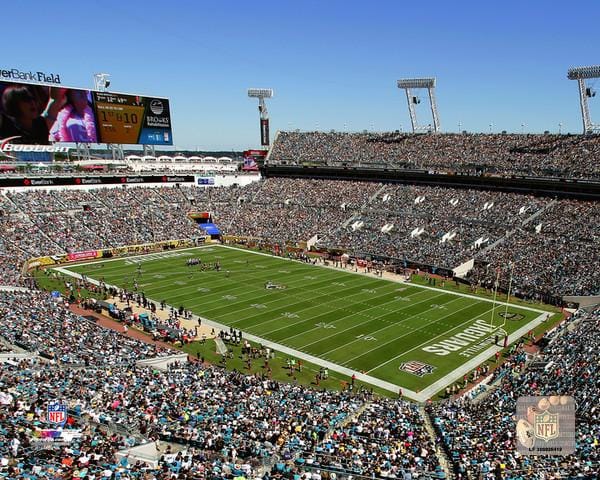 Dynasty Sports & Framing Unframed Football Photos Jacksonville Jaguars TIAA Bank Field NFL Football 8" x 10" Stadium Photo