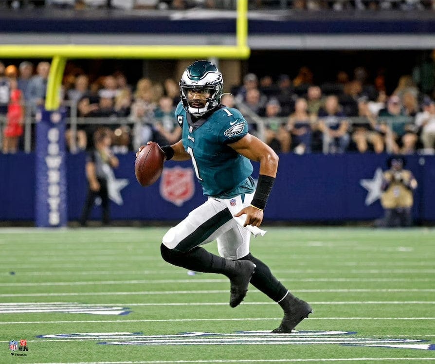 Dynasty Sports & Framing Unframed Football Photos Jalen Hurts Running Action Philadelphia Eagles 11" x 14" Football Photo