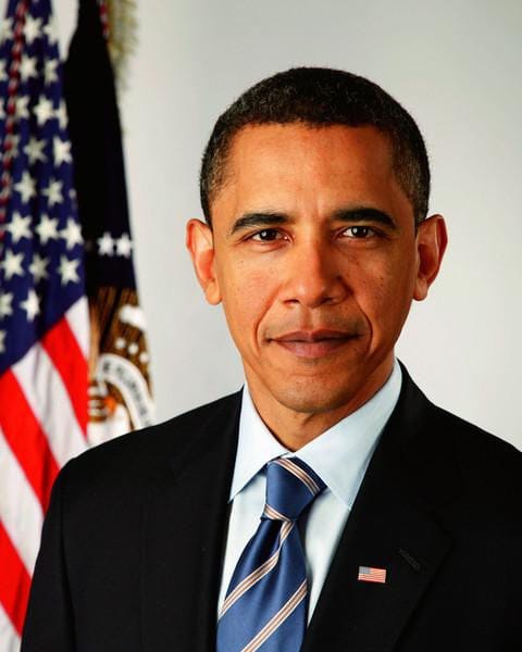 Dynasty Sports & Framing Unframed Historical Photos Barack Obama 44th President of the United States 8" x 10" Photo