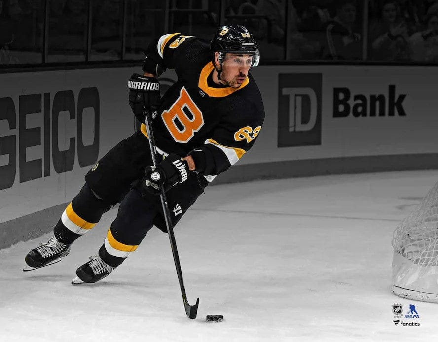 Dynasty Sports & Framing Unframed Hockey Photos 8x10 Photo Brad Marchand Blackout Action Boston Bruins Hockey Photo