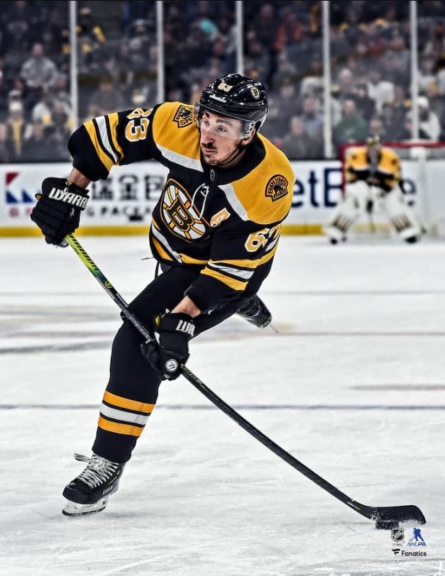Dynasty Sports & Framing Unframed Hockey Photos 8x10 Photo Brad Marchand in Action Boston Bruins Hockey Photo