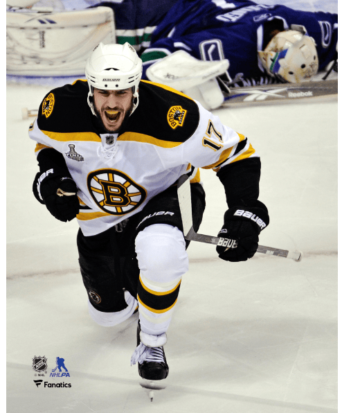 Dynasty Sports & Framing Unframed Hockey Photos 8x10 Photo Milan Lucic 2011 Stanley Cup Goal Celebration Boston Bruins Hockey Photo