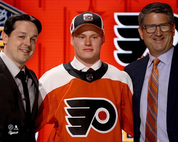 Dynasty Sports & Framing Unframed Hockey Photos Matvei Michkov Philadelphia Flyers NHL Draft Night 8" x 10" Hockey Photo