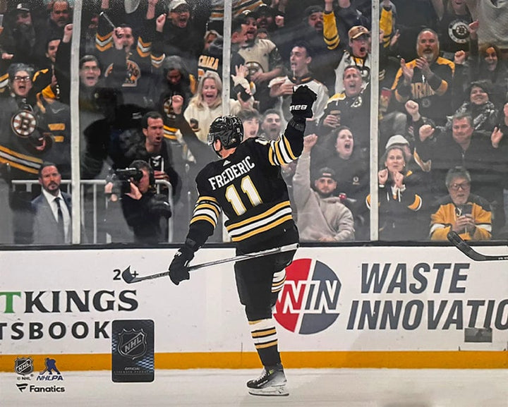 Dynasty Sports & Framing Unframed Hockey Photos Trent Frederic Goal Celebration Boston Bruins 11" x 14" Hockey Photo