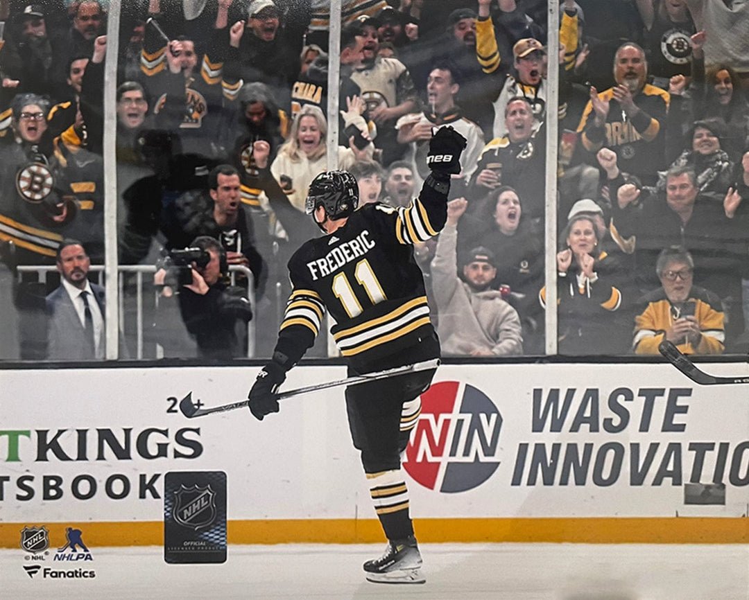 Dynasty Sports & Framing Unframed Hockey Photos Trent Frederic Goal Celebration Boston Bruins 8" x 10" Hockey Photo