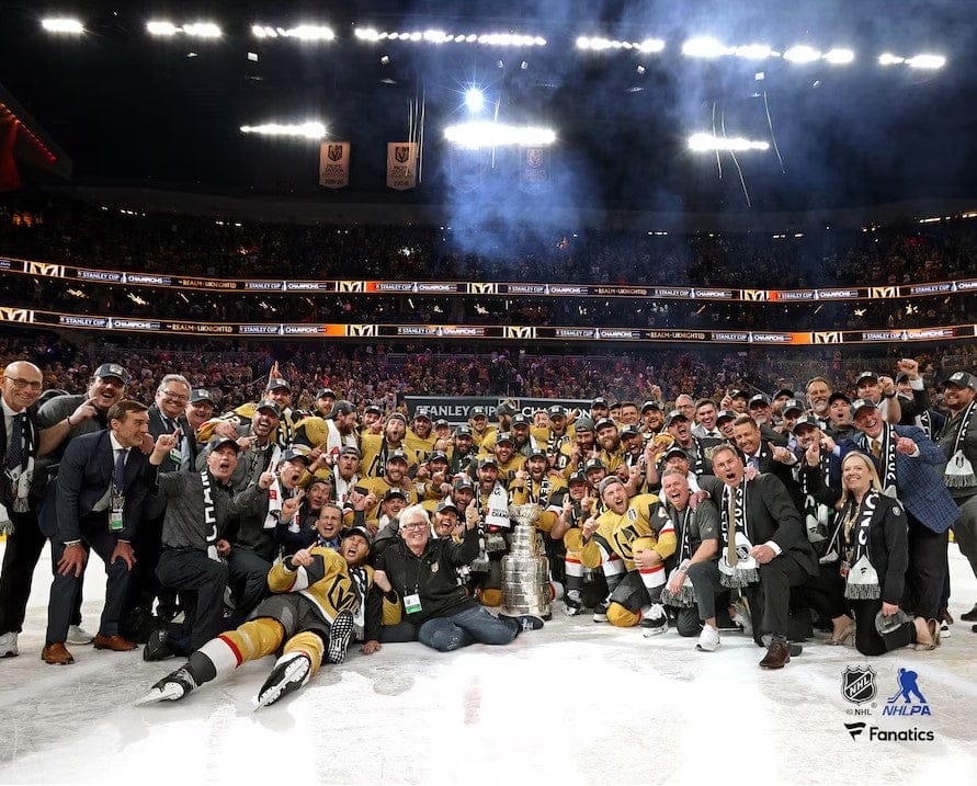 Dynasty Sports & Framing Unframed Hockey Photos Vegas Golden Knights 2023 Stanley Cup Champions Team Celebration 8" x 10" Hockey Photo