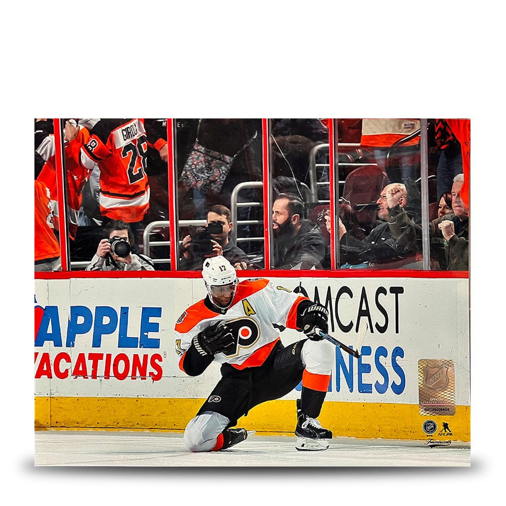 Dynasty Sports & Framing Unframed Hockey Photos Wayne Simmonds Fist Pump Philadelphia Flyers 8" x 10" Hockey Photo