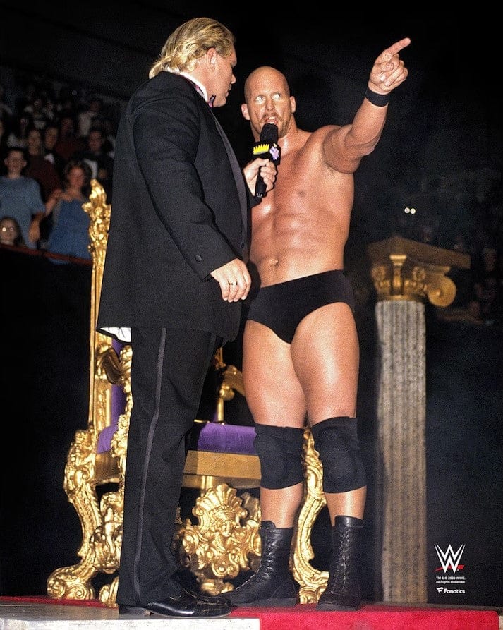Dynasty Sports & Framing Unframed Wrestling Photos Stone Cold Steve Austin 1996 King of the Ring Austin 3:16 Speech 8" x 10" WWE Wrestling Photo