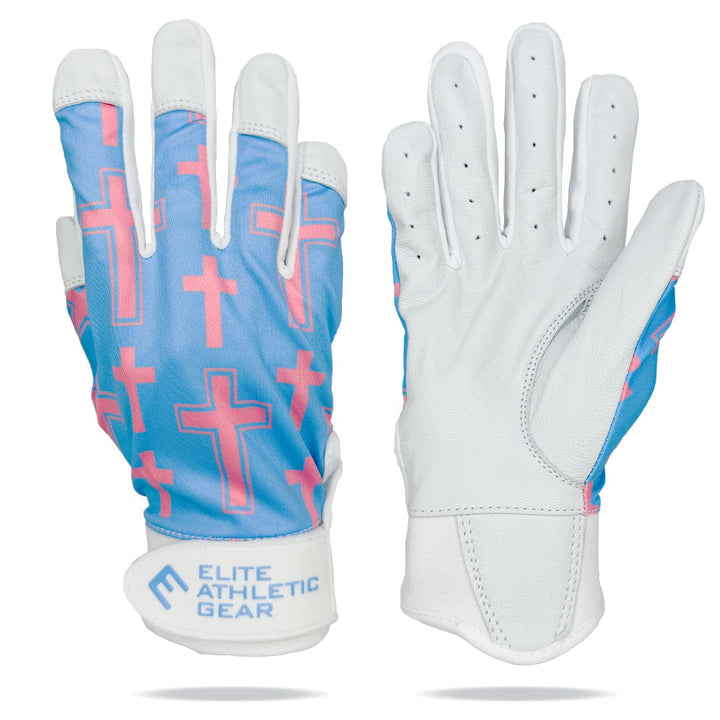 Elite Athletic Gear Batting Gloves Cotton Candy Cross Batting Gloves