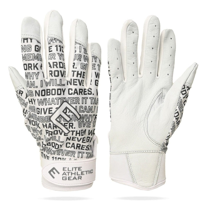 Elite Athletic Gear Batting Gloves Motivational Batting Gloves