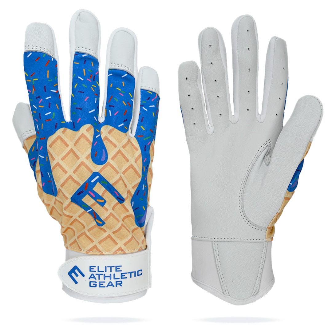 Elite Athletic Gear Batting Gloves Royal Ice Cream Batting Gloves