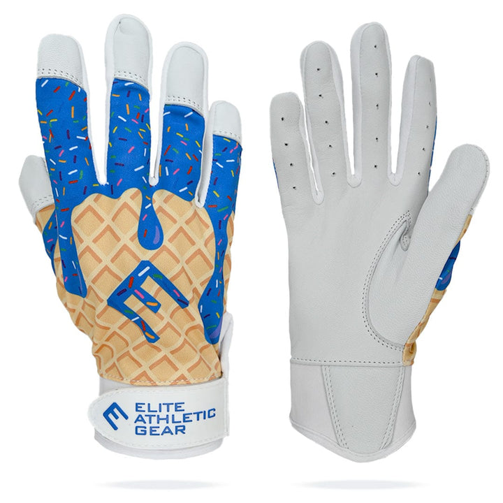 Elite Athletic Gear Batting Gloves Royal Ice Cream Batting Gloves