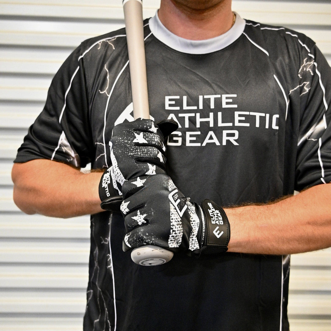 Elite Athletic Gear Batting Gloves Shadow Old Glory Batting Gloves