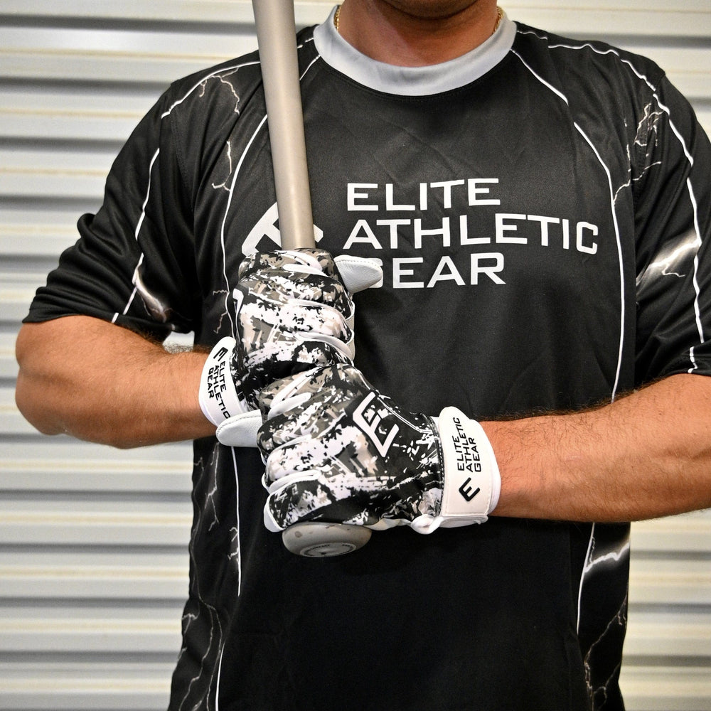 Elite Athletic Gear Batting Gloves Wicked White Batting Gloves