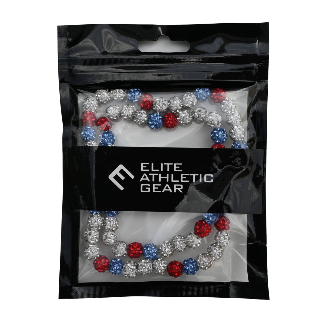 Elite Athletic Gear Bead Necklace Old Glory Bead Necklace