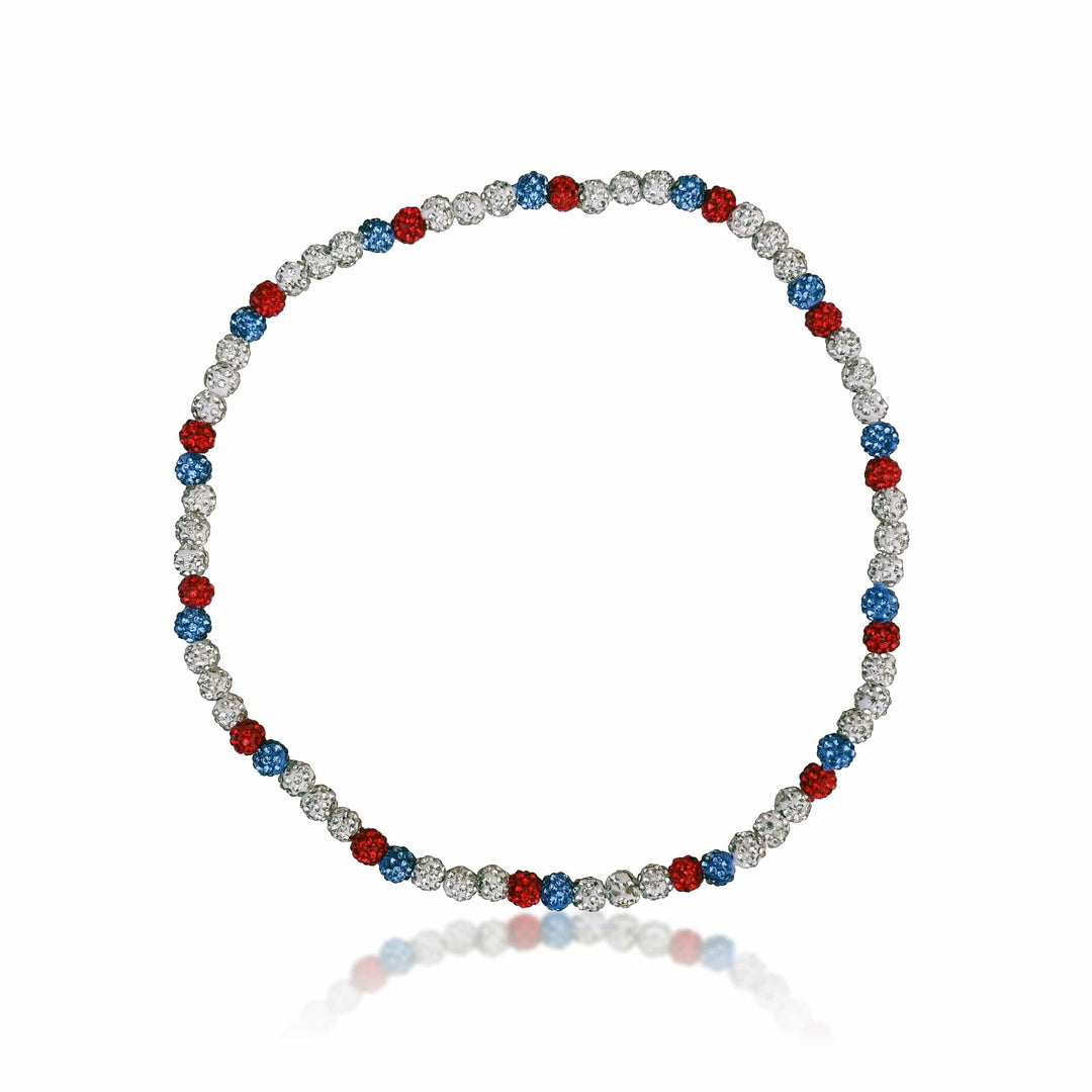 Elite Athletic Gear Bead Necklace Old Glory Bead Necklace