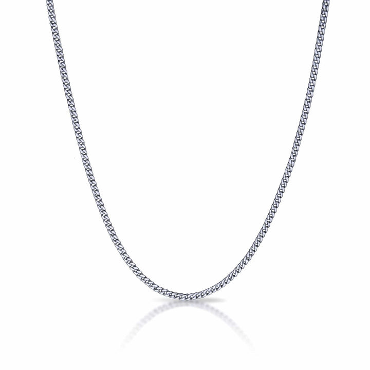 Elite Athletic Gear Chain 3mm Cuban Link Chain Necklace - Stainless Steel