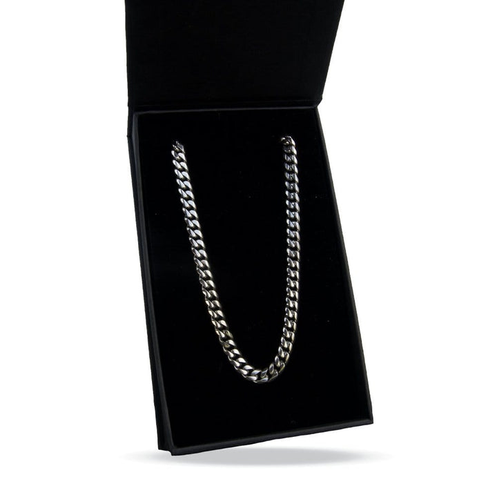 Elite Athletic Gear Chain 6mm Cuban Link Chain Necklace - Stainless Steel
