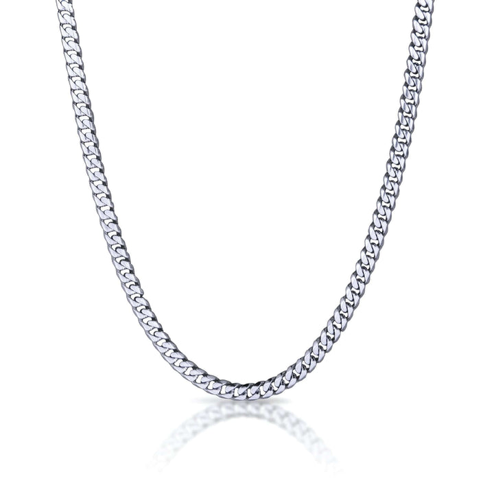 Elite Athletic Gear Chain 6mm Cuban Link Chain Necklace - Stainless Steel