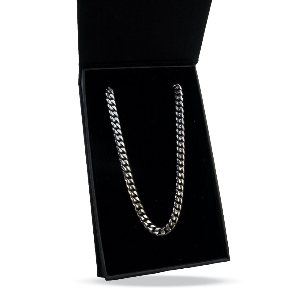 Elite Athletic Gear Chain 6mm Cuban Link Chain Necklace - Stainless Steel