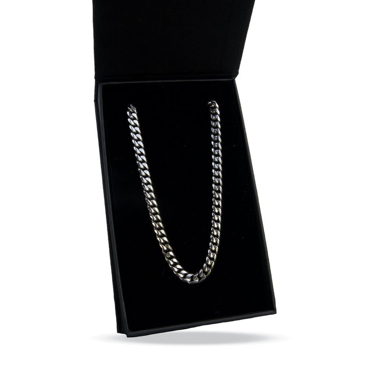 Elite Athletic Gear Chain 6mm Cuban Link Chain Necklace - Stainless Steel