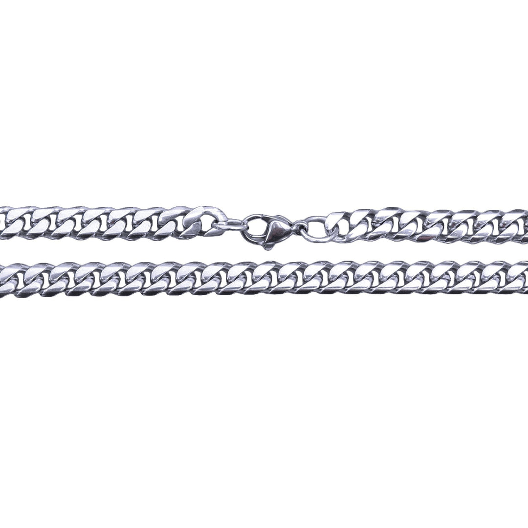 Elite Athletic Gear Chain 6mm Cuban Link Chain Necklace - Stainless Steel