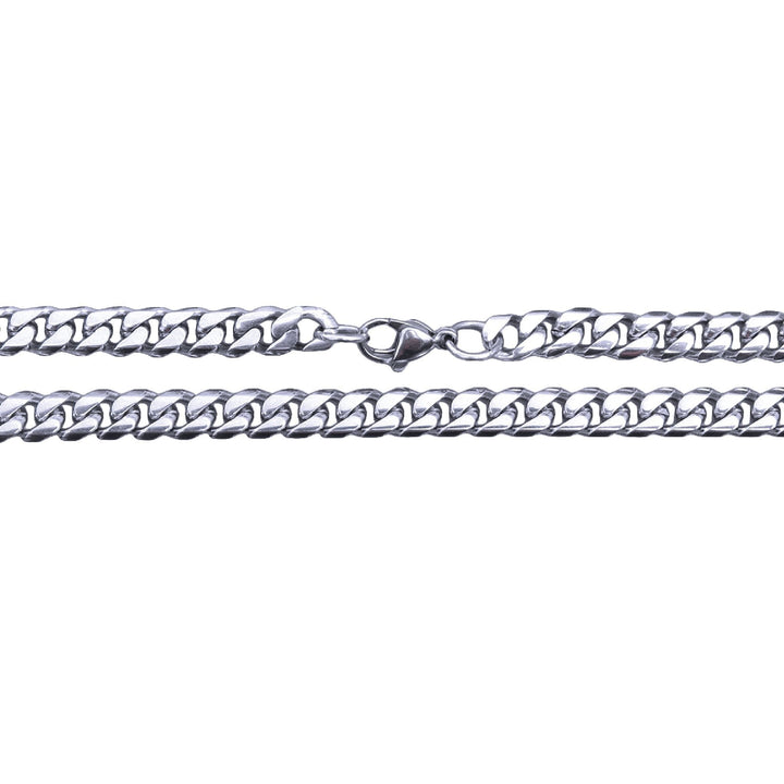 Elite Athletic Gear Chain 6mm Cuban Link Chain Necklace - Stainless Steel