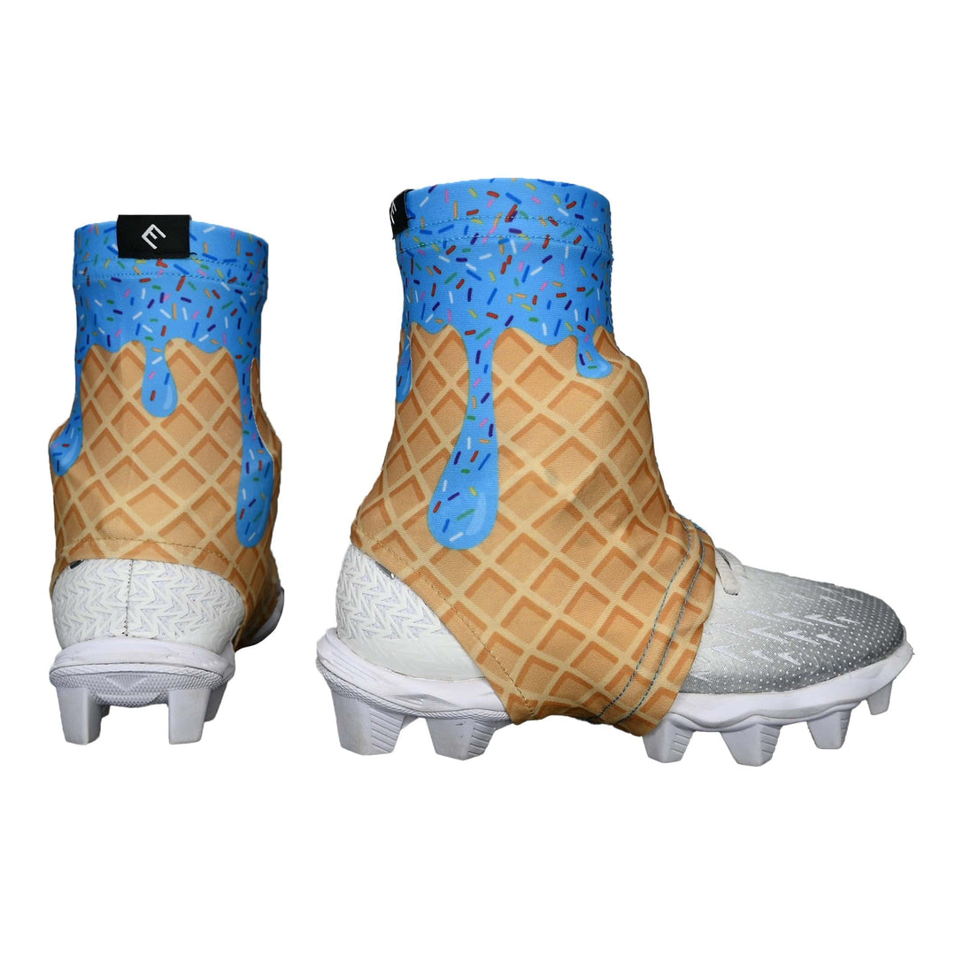 Elite Athletic Gear Cleat Covers Blue Ice Cream Cleat Covers (Spats)
