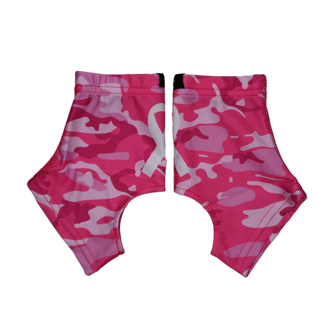 Elite Athletic Gear Cleat Covers Pink Camo Breast Cancer Awareness Cross Cleat Covers (Spats)