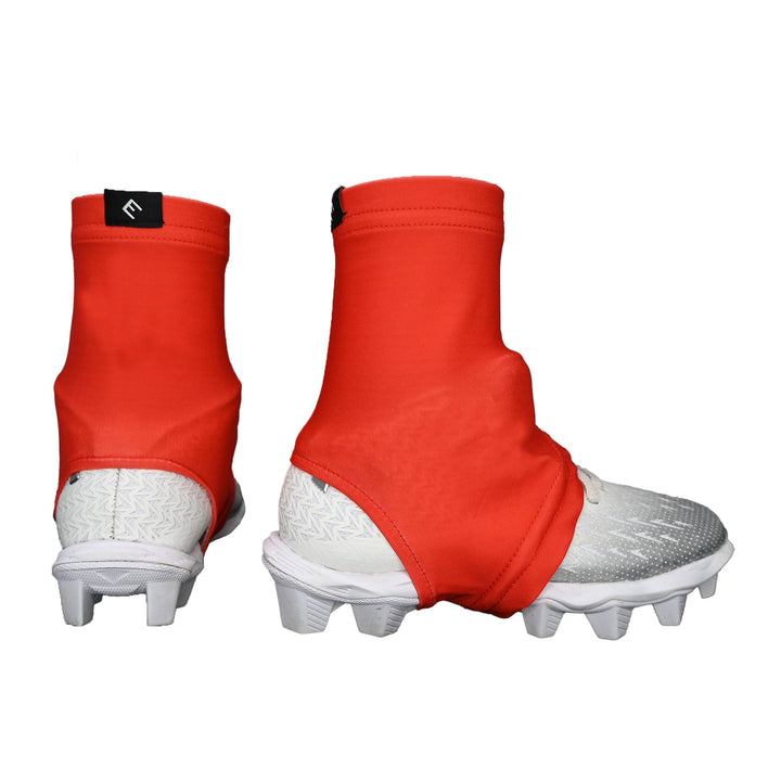 Elite Athletic Gear Cleat Covers Red Cleat Covers (Spats)