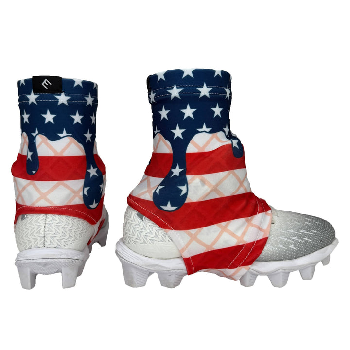 Elite Athletic Gear Cleat Covers USA Flag Ice Cream Cleat Covers (Spats)