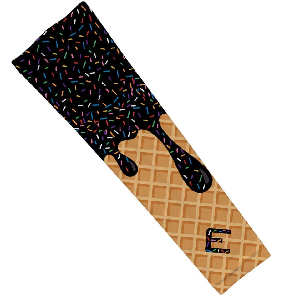 Elite Athletic Gear Compression Arm Sleeve Black Ice Cream Arm Sleeve