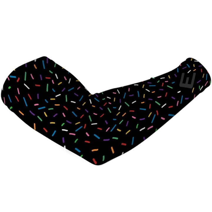 Elite Athletic Gear Compression Arm Sleeve Black Sprinkles Arm Sleeve