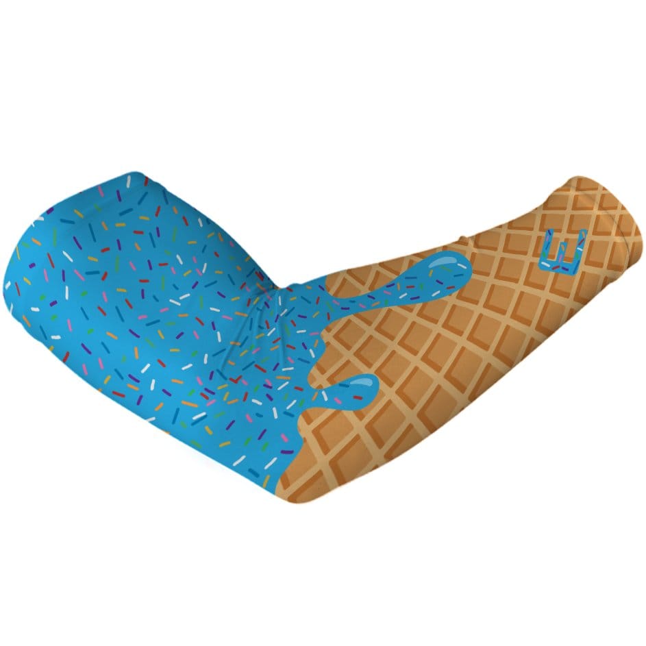 Elite Athletic Gear Compression Arm Sleeve Blue Ice Cream Arm Sleeve