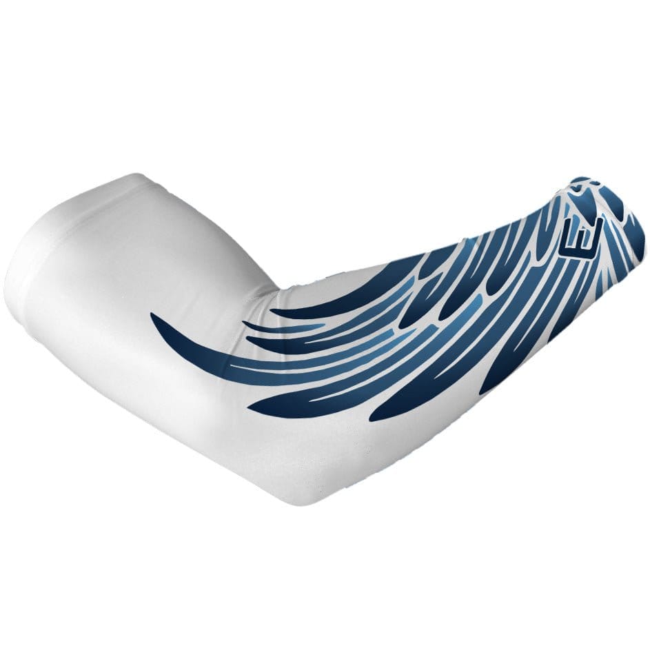 Elite Athletic Gear Compression Arm Sleeve Blue Wing Arm Sleeve