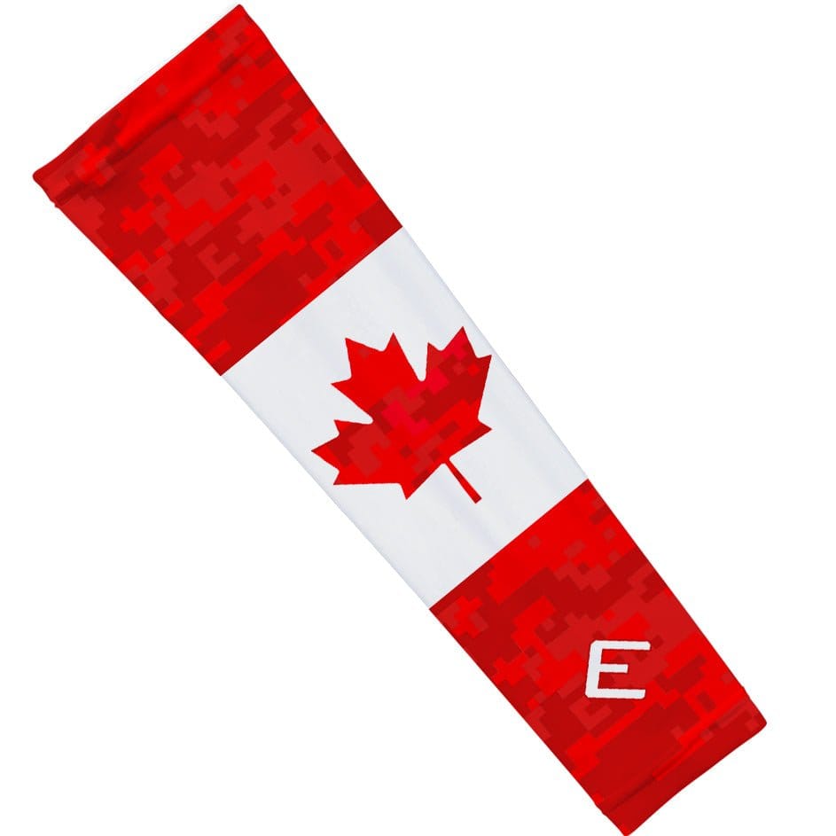 Elite Athletic Gear Compression Arm Sleeve Canada Flag Arm Sleeve