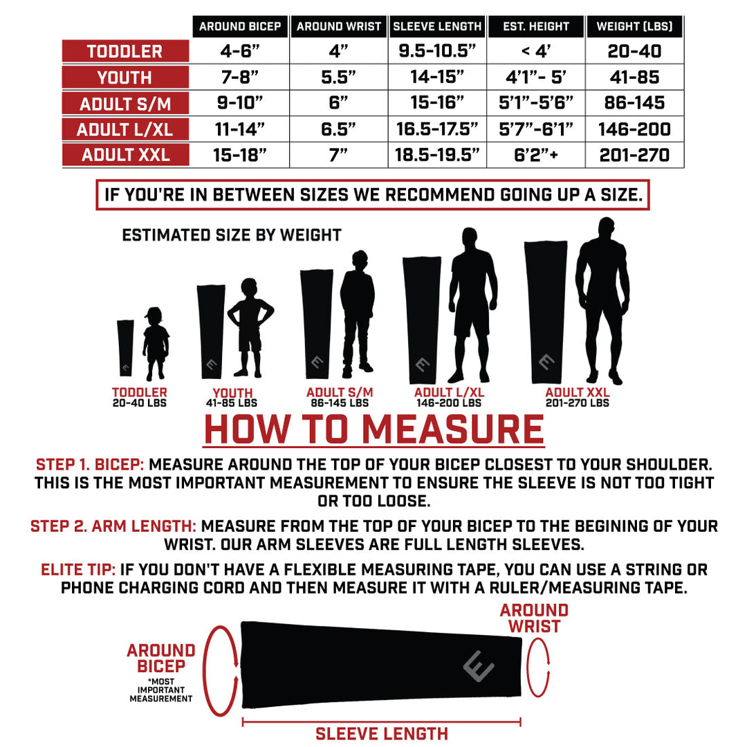 Elite Athletic Gear Compression Arm Sleeve Do All Things Arm Sleeve